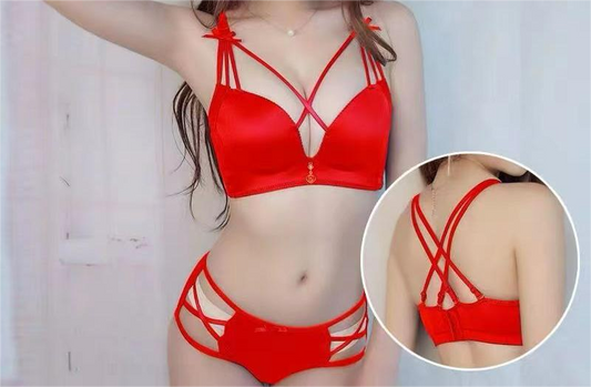 Soutien-gorge soyeux sans armatures avec dentelle sur le haut des bonnets pour femme - Esdal