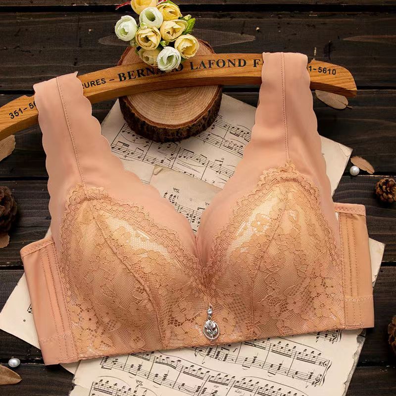Soutien-gorge brassière sans armatures à bretelles larges avec fermetures dans le dos pour femme - Kakawi