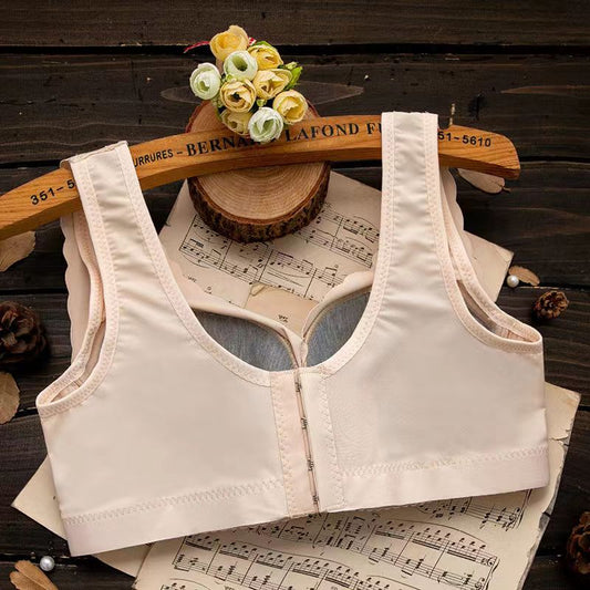 Soutien-gorge brassière sans armatures à bretelles larges avec fermetures dans le dos pour femme - Kakawi