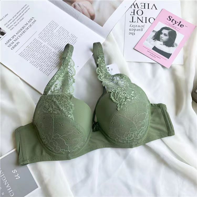 Soutien-gorge push-up à armatures en dentelle et décolleté plongeant pour femme - Pental