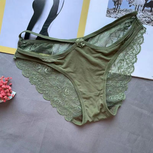 Ensemble soutien-gorge push-up à armatures et slip en dentelle pour femme - Pental (Ensemble)