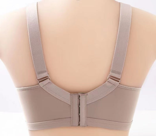 Soutien-gorge sans armatures effet seconde peau et dentelle fleurie pour femme - Foudral
