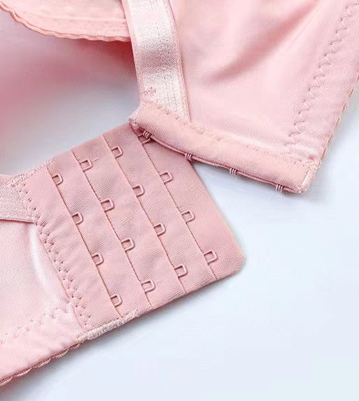 Soutien-gorge brassière sans armatures en dentelle et broderie élégante pour femme - Savane