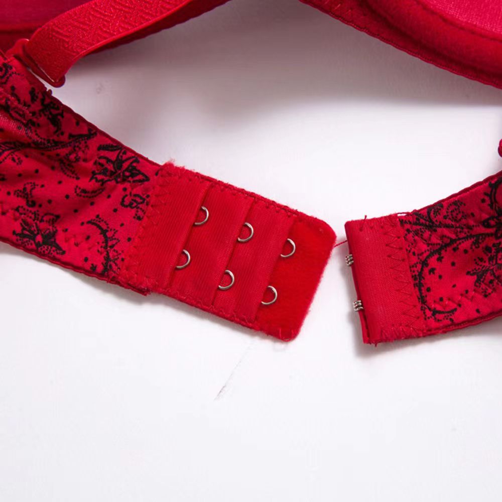 Soutien-gorge push-up à armatures en dentelle et décolleté plongeant pour femme - Vengas
