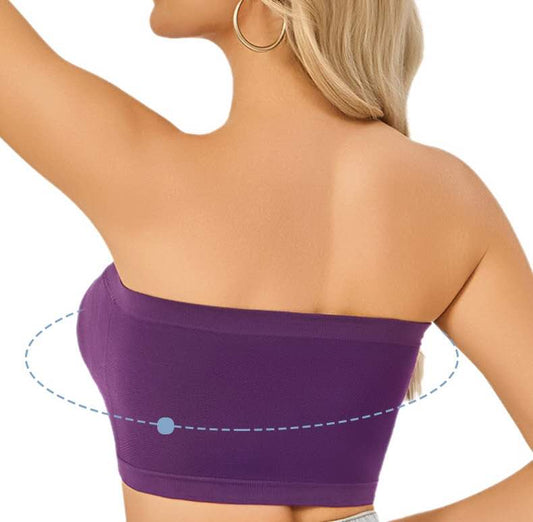 Soutien-gorge bandeau push-up galbant sans armatures pour femme - Amelia
