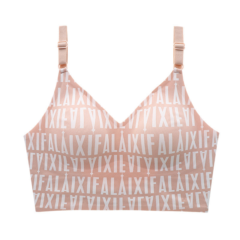 Soutien-gorge dos nu invisible sans armatures avec bretelles réglables pour femme - Cunny