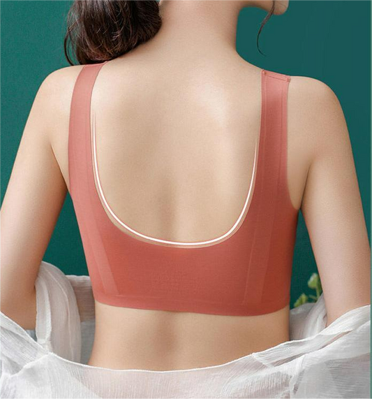 Soutien-gorge brassière en dentelle sans armatures avec bretelles larges pour femme - Daisy