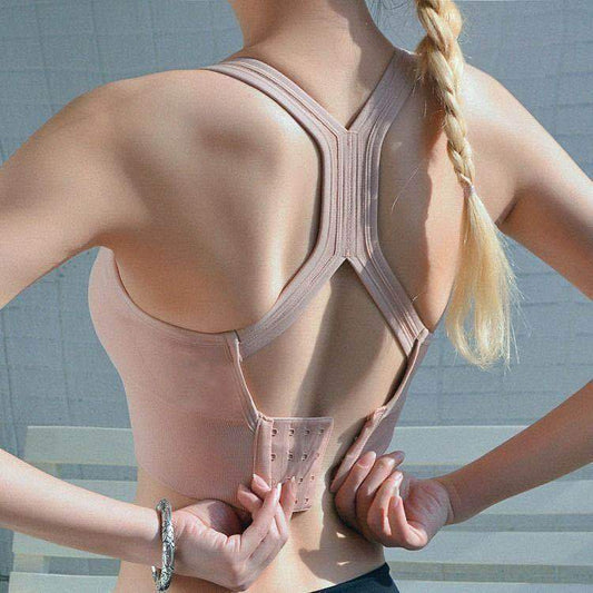Soutien-gorge brassière de sport avec fermetures agrafées au dos pour femme - EPsport