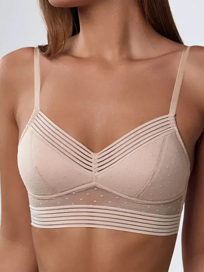 Soutien-gorge brassiere dos nu sans armatures avec bretelles reglables pour femme - Maisonna